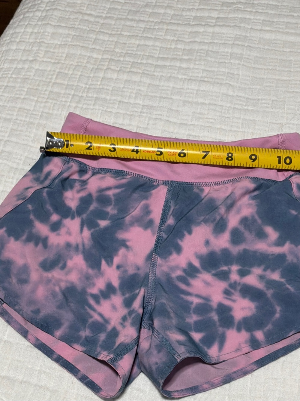Women’s Tie-Dye Pink and Navy Active Shorts